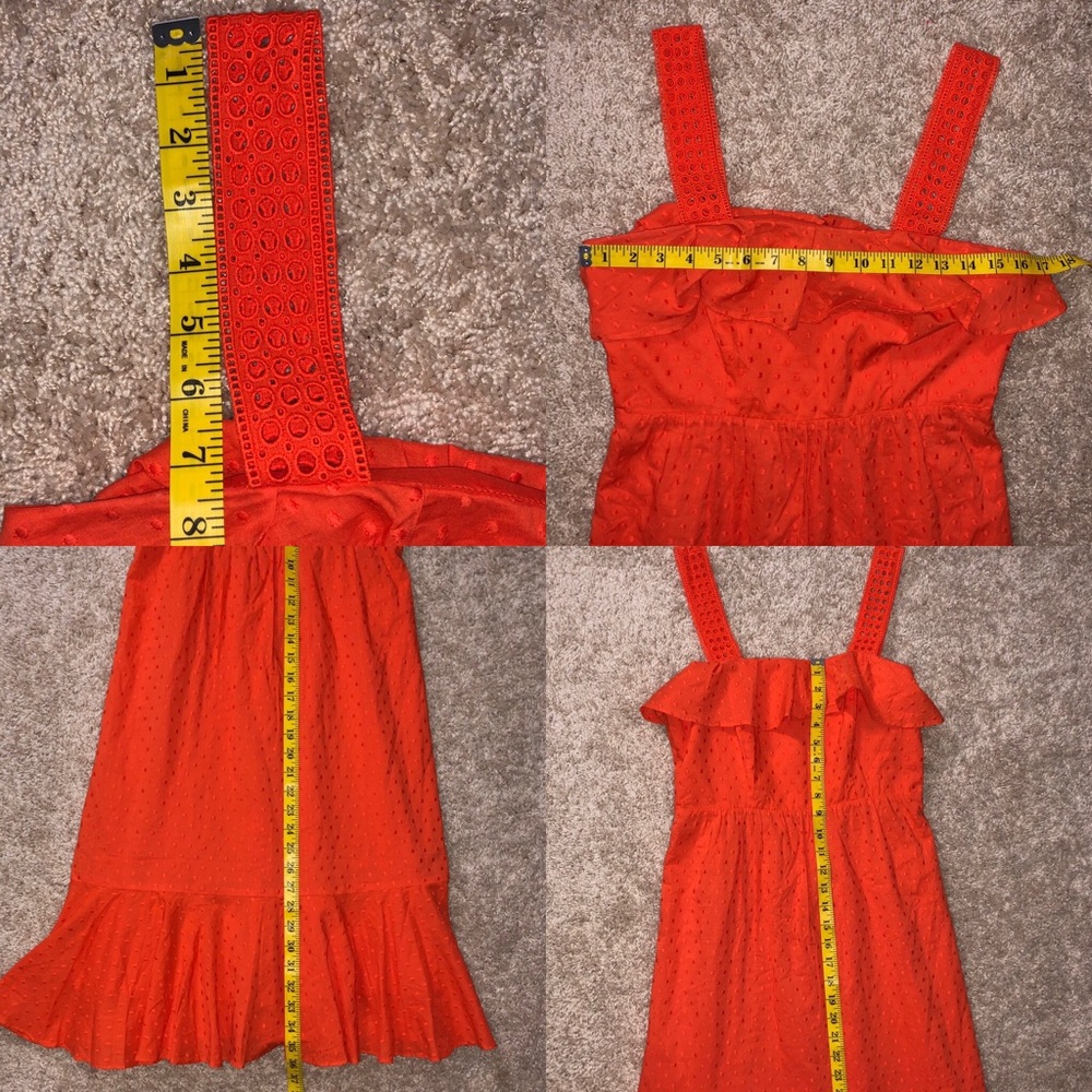 J Crew Ruffle Eyelet Dress - Picture 9 of 9